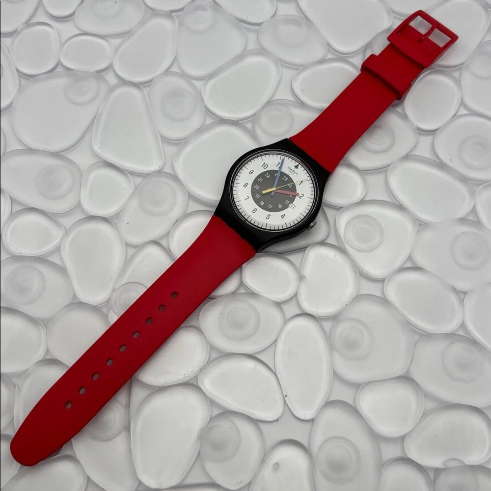 Swatch Watch - SO32B401 - ROUGE & NOIR